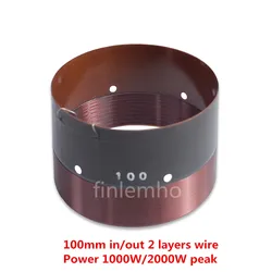 100mm Speaker Subwoofer Voice Coil 2000W Peak 18