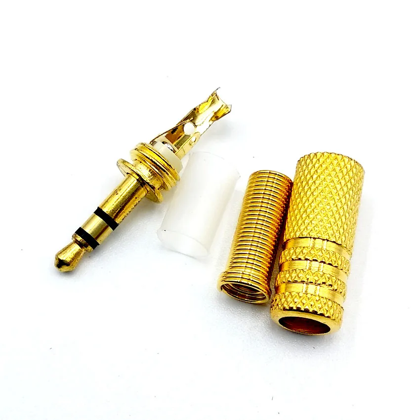 2Pcs/lot 2.5 3.5mm Replacement 3.5mm Male Repair Headphones Audio Jack Plug Connector Soldering For Most Earphone Jac