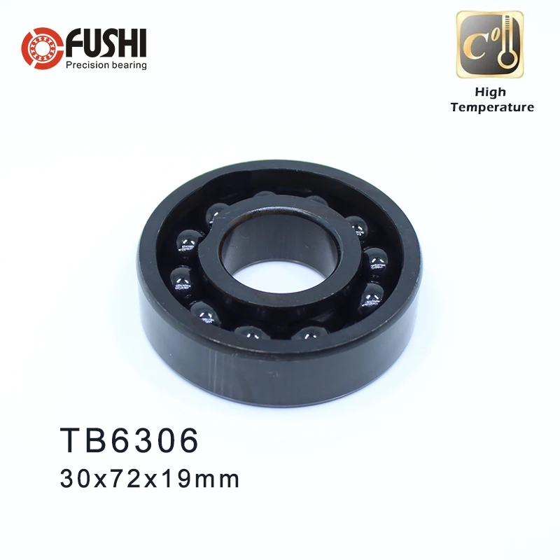 6306 High Temperature Bearing 30*72*19 mm ( 2 Pcs ) 500 Degrees Celsius Full Ball Bearings