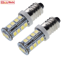 2Pcs E10 LED Bulb 18SMD Upgrade Screw 6V 12V 24V DC Miniature Light White Replacement For Torch Flashlight Bike Bicycle Lighting