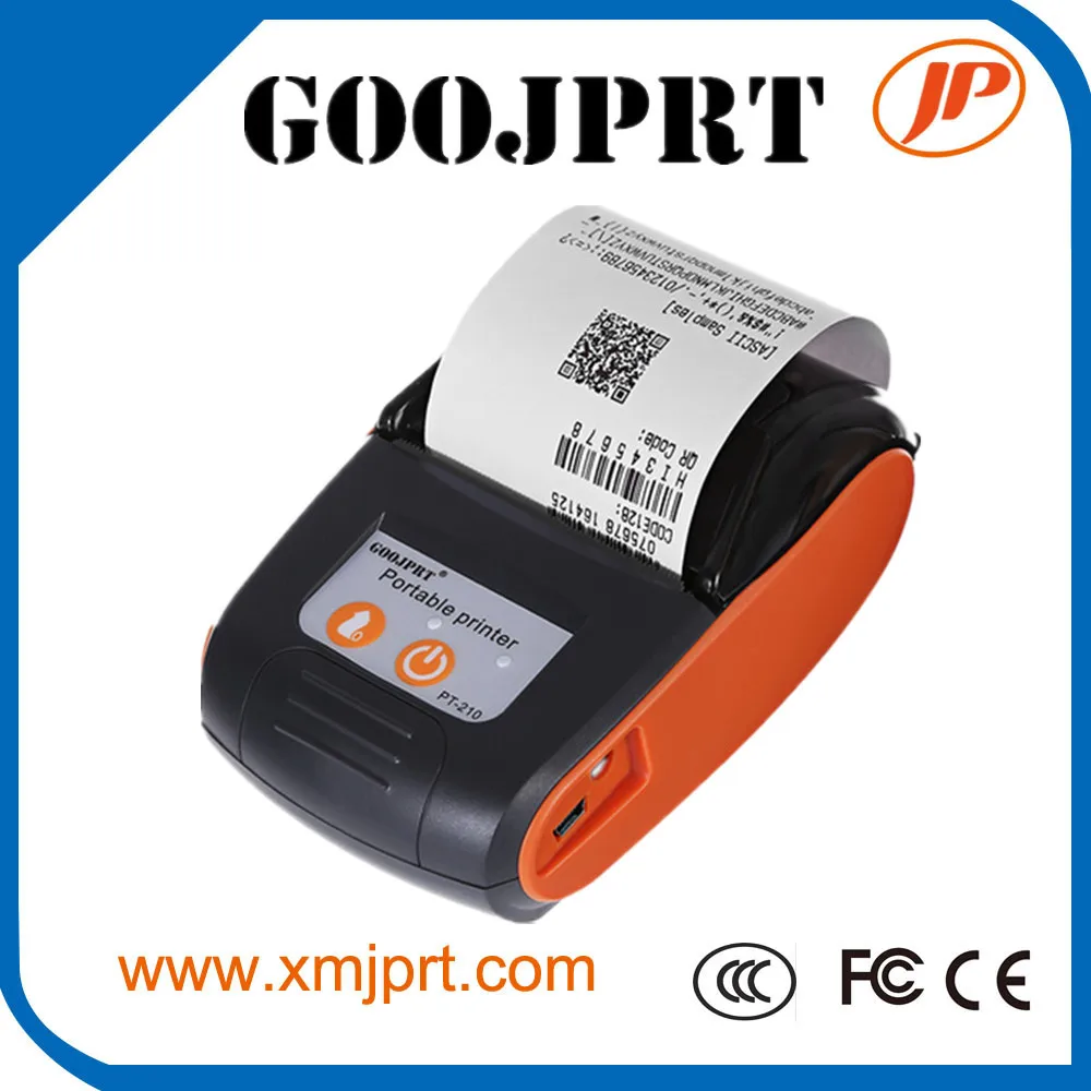 58mm Bluetooth 4.0 Thermal Printer For Phone and Computer To Print Bill POS Receipt Thermal Bluetooth Printer PT210 Model