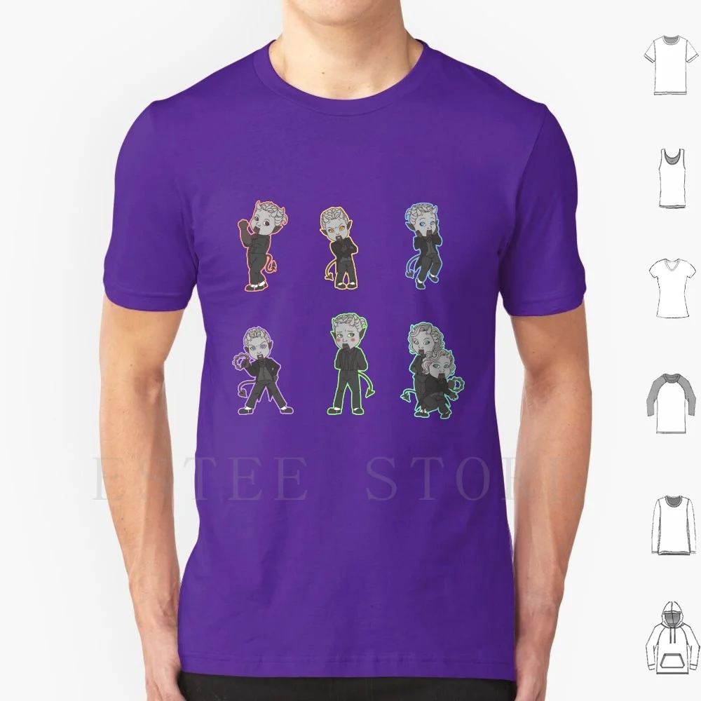 Nameless Ghouls Chibi T Shirt Print Cotton The Band Ghost Aether Ghoul Fire Ghoul Dewdrop Ghoul Water Ghoul Rain Ghoul Swiss