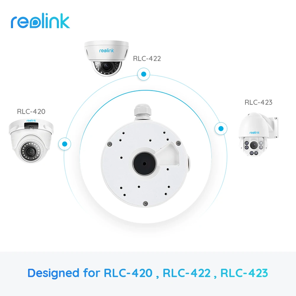Scatola di giunzione D20 per telecamere ip Reolink (RLC-822A RLC-1220A RLC-820A D800 RLC-520A RLC-520 RLC-522 RLC-423 D400 ecc)