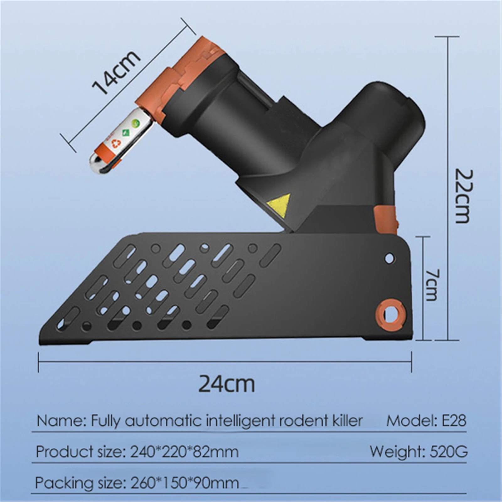 Imagem -05 - Kit de Armadilha Humana Inteligente Não Tóxico para Ratos e Ratos Máquina Automática Multi-catch Trap Cilindros de Co2