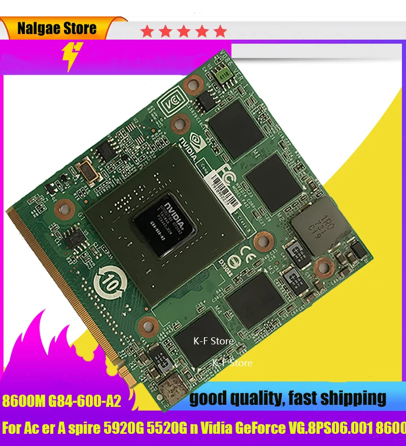 For nVidia Fo GeForce 8400M G MXM IDDR2 128MB Graphics Video Card HD3470 for Acer Aspire 5920G 5520 5520G 4520 7520G 7520 7720 G