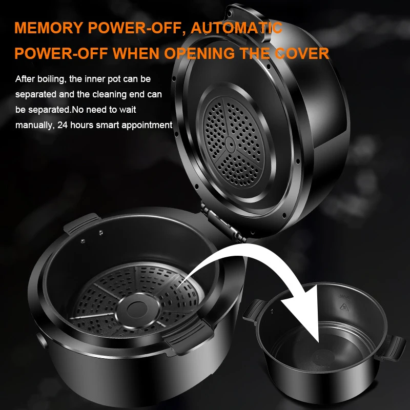 2023 neue Art Luft fritte use versand kostenfrei ohne Öl multifunktion ale Luft fritte use Ofen 360 ° Backen LED Touchscreen Fritte use Töpfe