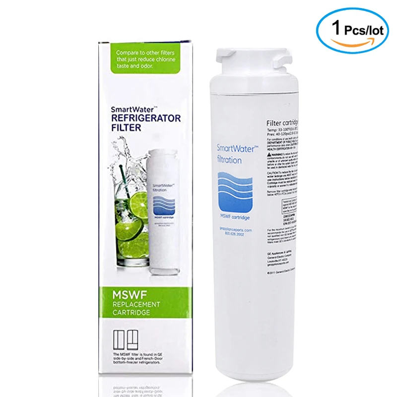 MSWF Refrigerator Water Filter, Replacement for GE MSWF, 101820A, 101821B, RWF1500A, Pack of 1