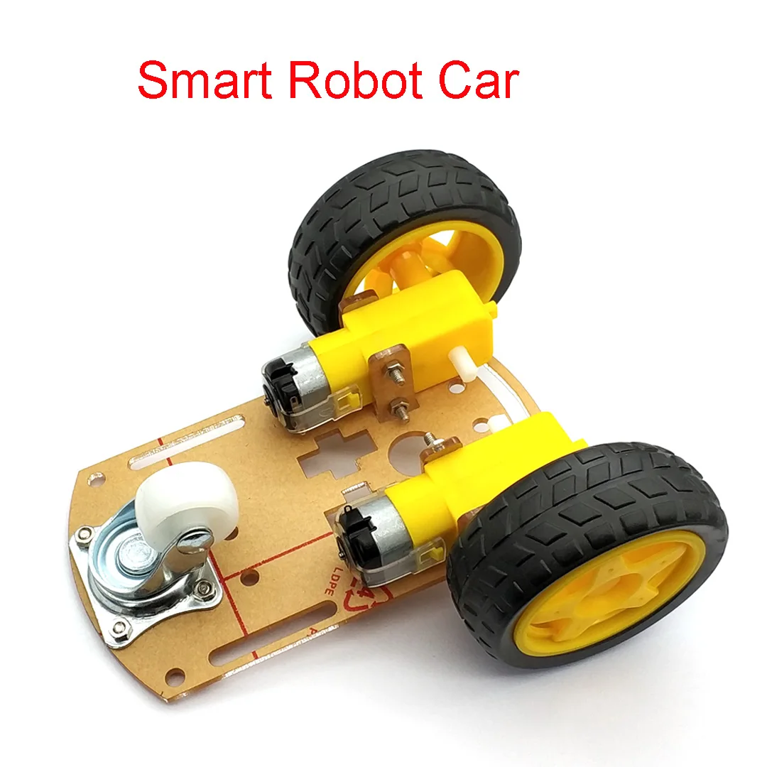 Smart Robot Car 2WD Motor Chassis /Tracing Remote Control Two-wheel Drive Three-wheel Universal Wheel Parts  For Arduino Diy Kit