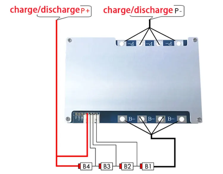 4S 100A  16.8V 14.8V li-ion BMS PCM  battery protection board bms pcm  with balancing for  LicoO2 Limn2O4  li battery