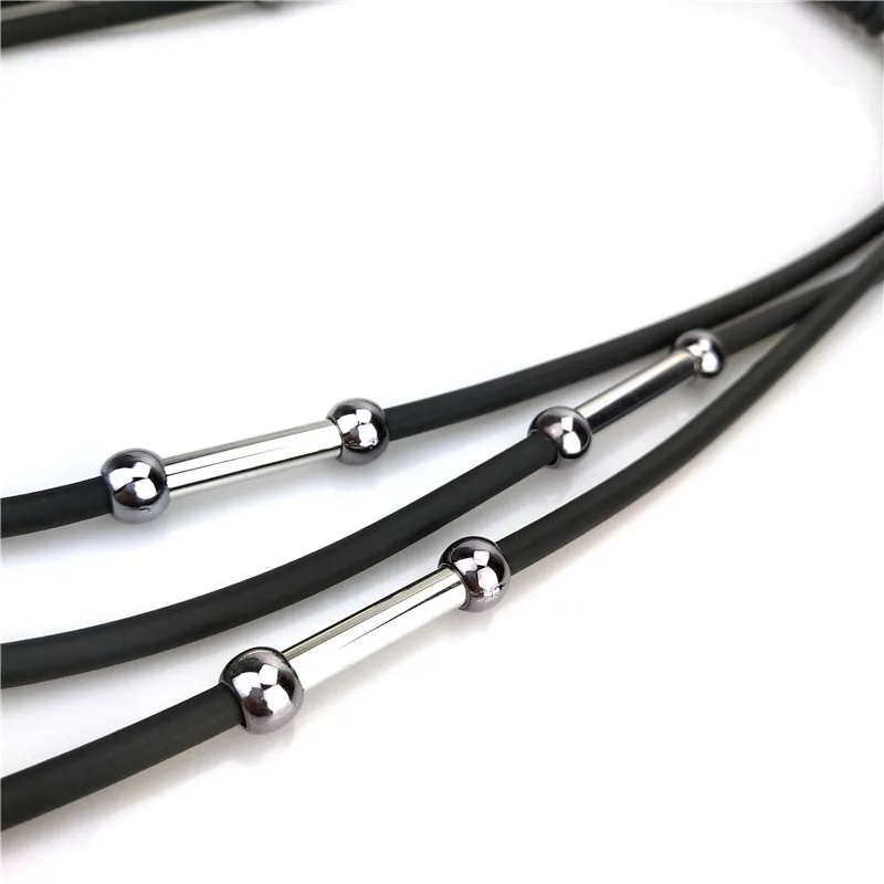 UKEBAY New Choker Necklaces Handmade Rubber Necklace Women Jewelry Bohemia Statement Pendant Necklaces Travel Party Accessories