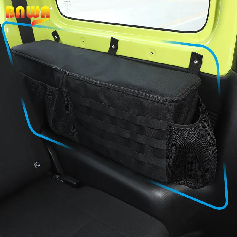 باوا تستيفها حقيبة لسوزوكي جيمي 2door 2019 2020 2021 2022 2023 2024 JB74 سيارة جذع المنظم حقيبة الملحقات الداخلية #5