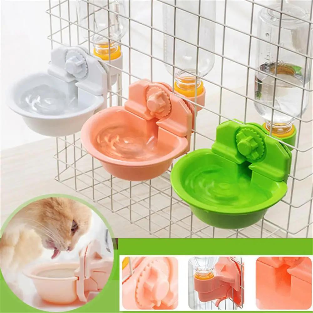 Kettle Small Medium Pet Dogs Water Bottle Automatic Container Cage Hanging Drinking Bowl Cat Feeder Stationary Drinker Supplies