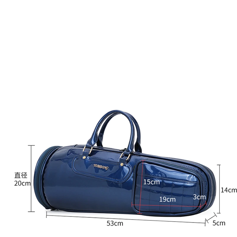 Fashion Trumpet case bag Coat of paint Waterproof shockproof single backpack portable Wind instrument case parts