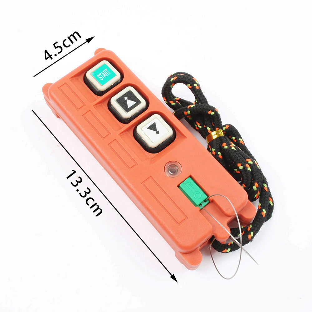 F21-2S Wireless Industrial Remote Controller Electric Hoist Remote Control Winding Engine Sandblast Switches UHF 433mhz 3 button