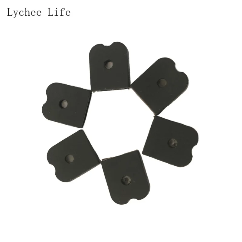 Lychee Life 50Pcs/lot Plastic Boning Rubber End Caps for Women Wedding Dress 6/8/10/12mm Plastic Boning Cap Diy Sewing Crafts