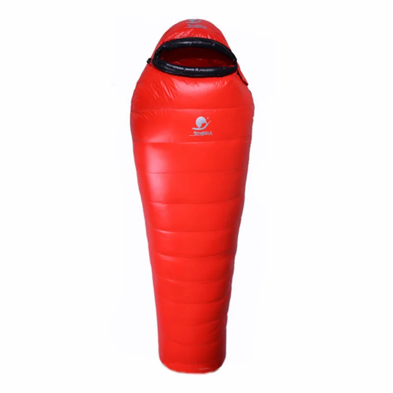 

New Arrival High Quality 600/800/1000/1200g White Duck Down Filling Outdoor Camping Comfortable Breathable Sleeping Bag