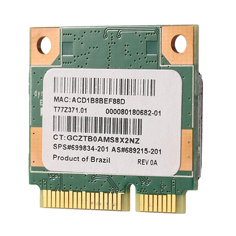 150Mbps 2.4Ghz RT3290 802.11B/G/N Wireless Wlan WIFI + Bluetooth BT 3.0 Half Mini PCI-E Card for HP CQ58 M4 M6 4445S DV4