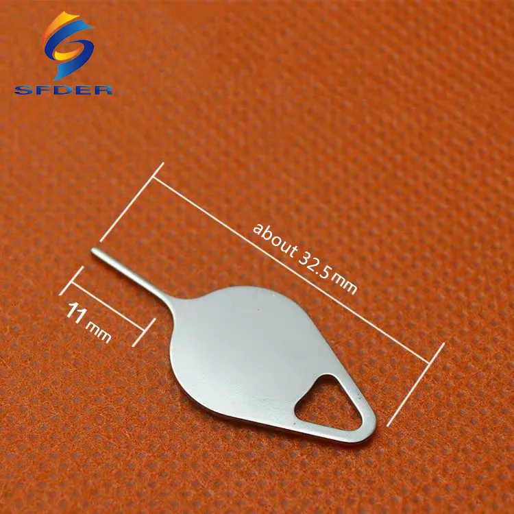 10pcs/set  Universal Sim Card Tray Removal Eject Pin Key Tool Stainless Steel Needle Phone Repair Tool