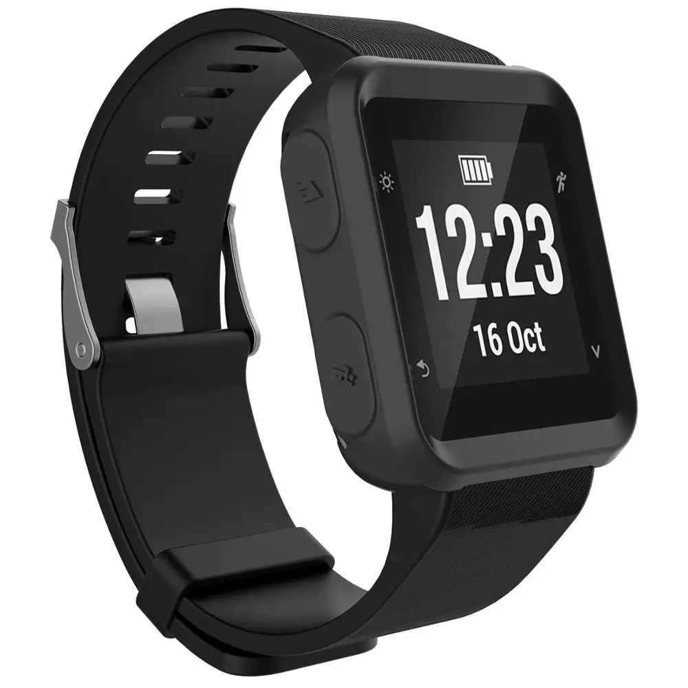 For Garmin Forerunner 35 Protector Case Silicone Skin Cover Smart Watch Bracelet Protection Cases Accessories