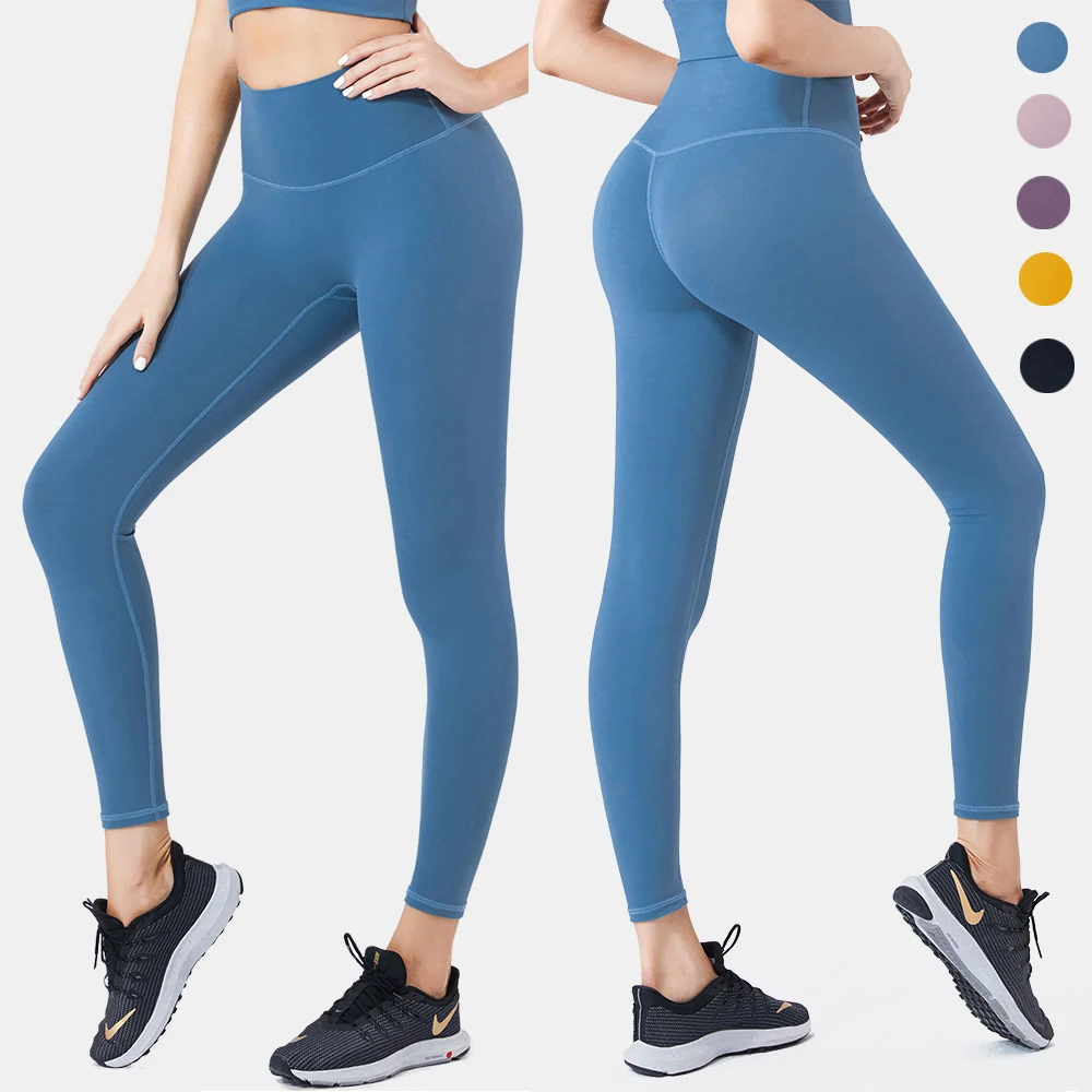 

Women Sport Pants No Embarrassing Middle Line 7393 Yoga Training Fitness Daily Leggings