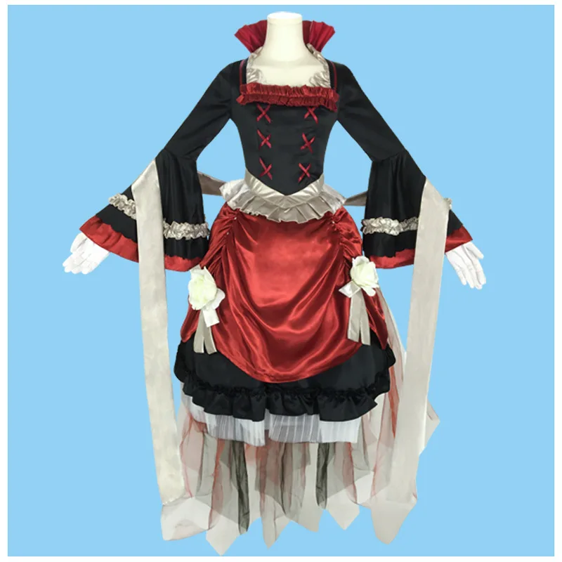 Identity Ⅴ Costumes Chinese Game Figue Regulators Mary Bloody Queen Midsummer Tea Party Series Dress for Women Cosplay Costume