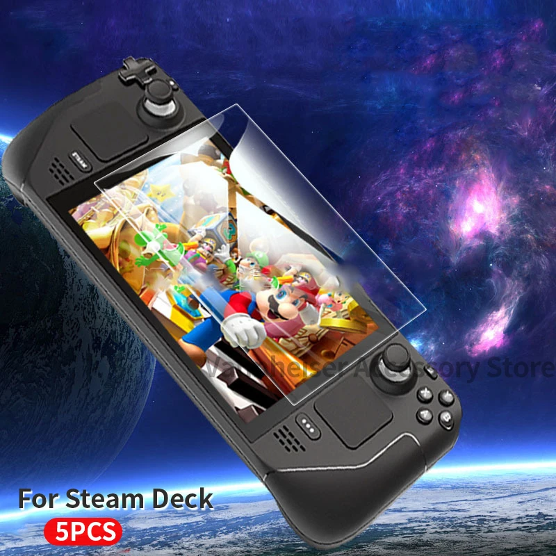 for Valve Steam Deck 2/3/4/5個強化ガラスバルブ用蒸気デッキゲームコンソール9hフィルム蒸気デッキ画面アクセサリーアンチスクラッチ0.26ミリメートルガラスSteam Deck