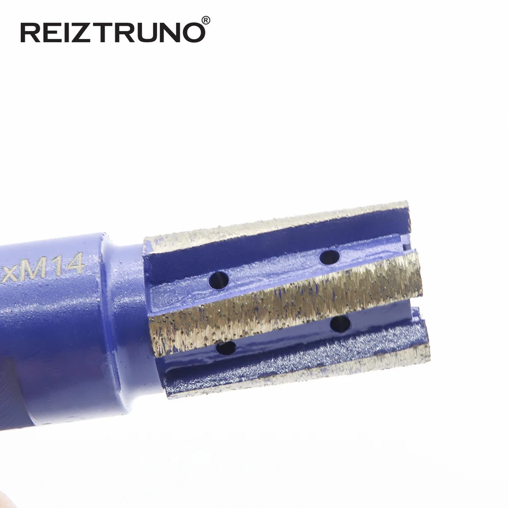 1นิ้ว Segmented เพชรนิ้วมือ Bits สำหรับหินแกรนิตแผ่นอ่างล้างจาน Cutout โดยเครื่อง CNC และ Routers-M14,5/8 "-11,1/2"