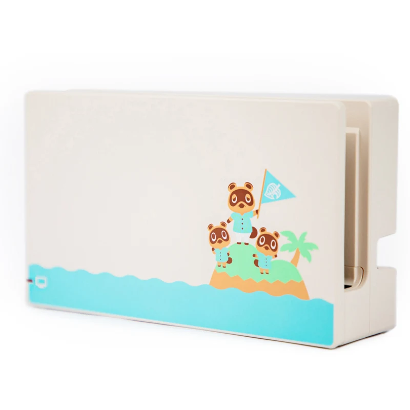 Animal Crossing Console Joy-con Caso Habitação para Nintendo Switch, Base de Carregamento, TV Dock Cover, Substituição Shell