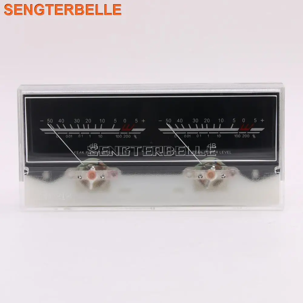 

NEW 6.3 Double Pointer Power Amplifier VU Meter DB level Audio Power Meter with Backlight and Voltage