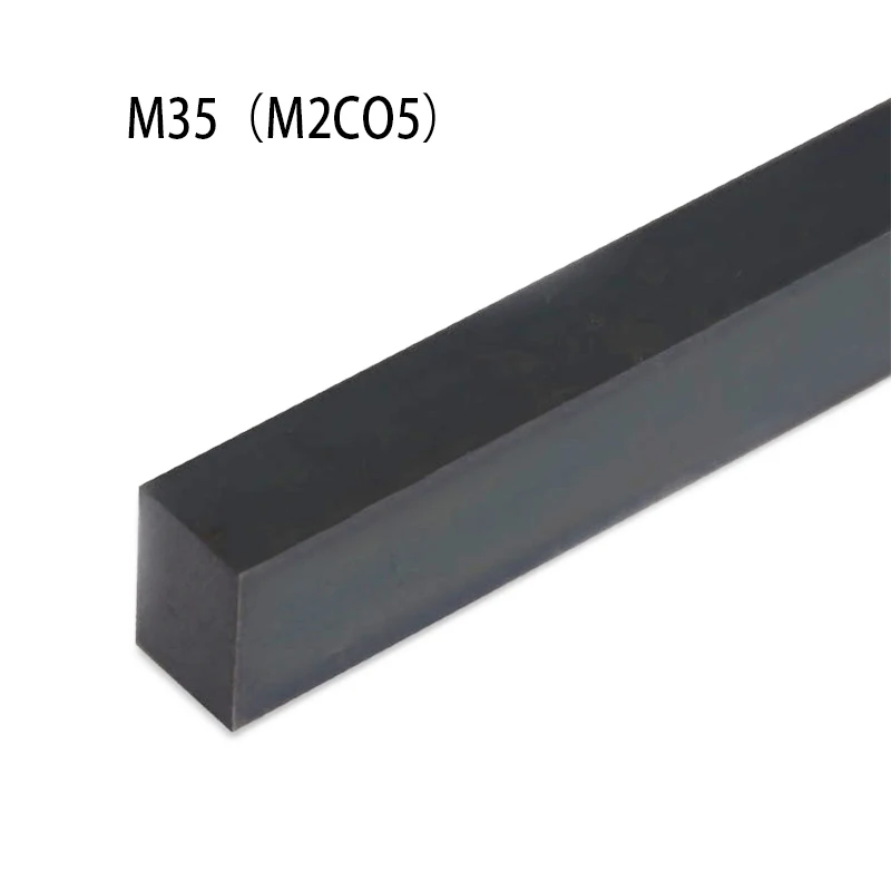 1piece Exceed Hard M35(M2CO5) Cobalt-containing Nitriding Black Steel for Diy Knife Blade Making HSS Length 200mm HRC67-70