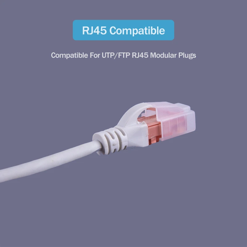 RJ45 Ethernet Cable End Caps - Network Connector Dustproof Cap - Modular Plug Protection Covers