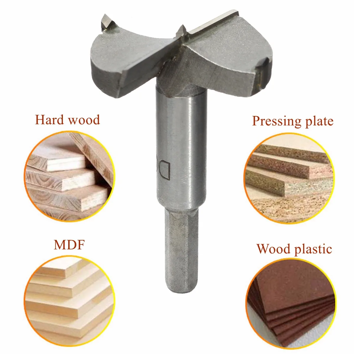 Broca forstner 32-55mm para perfuração de processamento de madeira