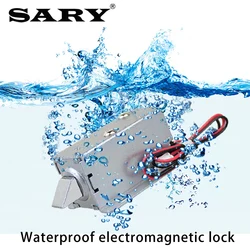 Mini waterproof electromagnetic lock DC 12V  electric bolt lock small electric control cabinet door lock