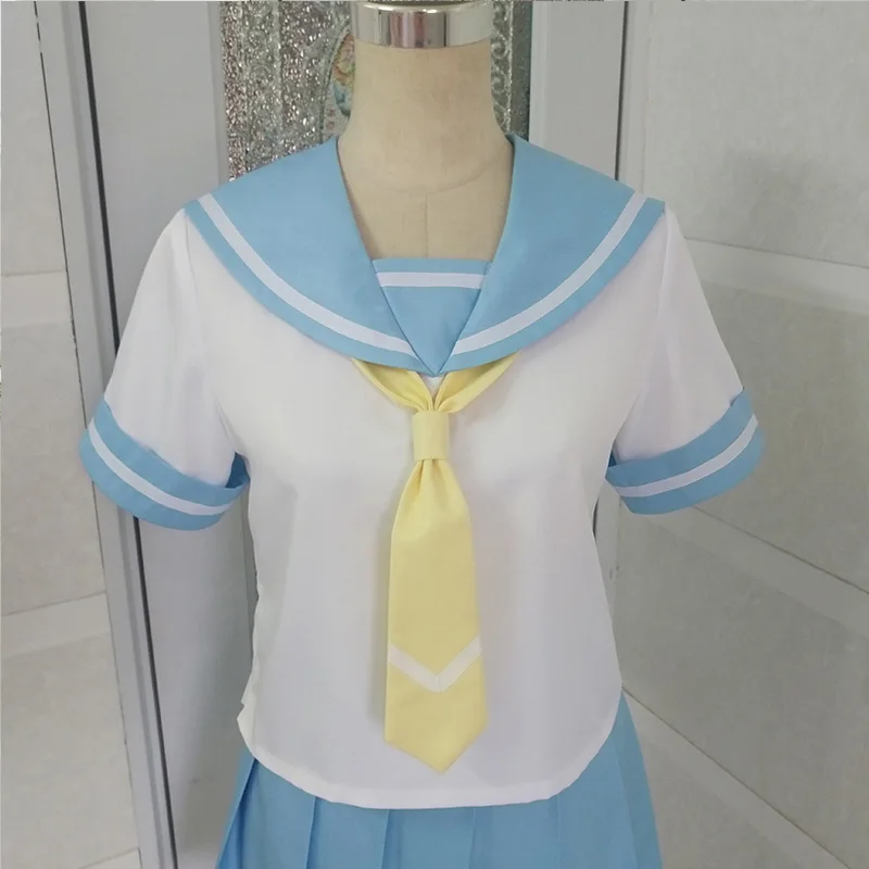 Anime Rena Ryugu School uniforms Cosplay Costume Customized