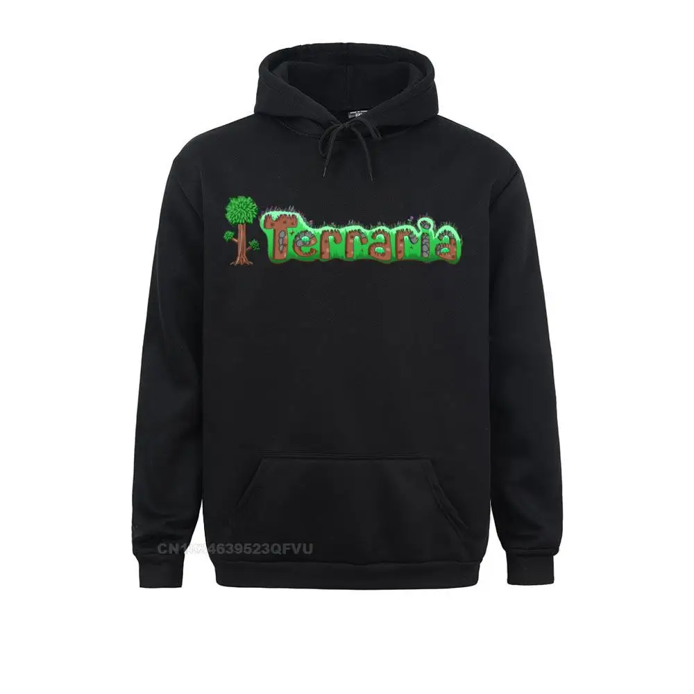 

Мужская толстовка с капюшоном Terraria Logo Vintage Tees рубашка пуловер для взрослых толстовка с круглым вырезом уникальный графический дизайн брендовый пуловер мужская Толстовка