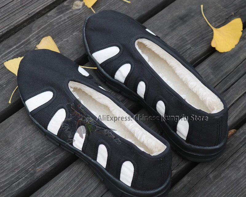 أحذية تاي تشي الشتوية للرجال والنساء أحذية رياضية Wudang Taoist أحذية الكونغ فو فنون الدفاع عن النفس أحذية Wushu Wing Chun