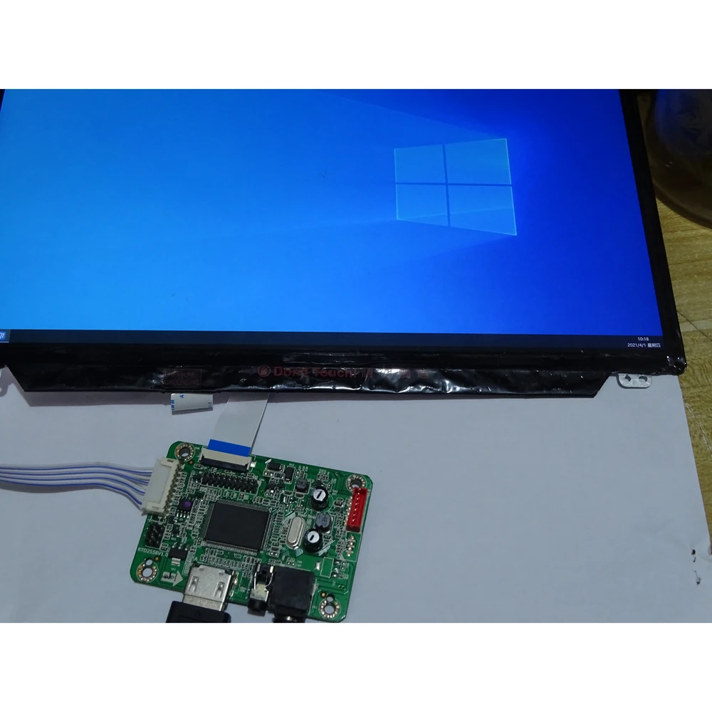 عدة ل NT156WHM EDP HD لوحة LED LCD لوحة تحكم صغيرة 1366x768 كابل مراقبة 15.6 "شاشة سائق