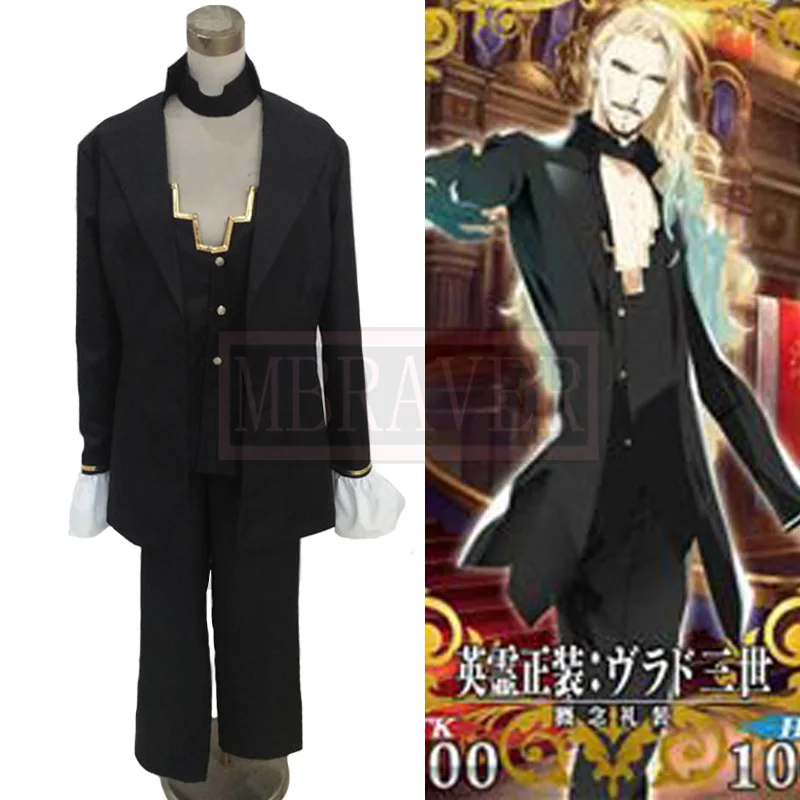 

Fate/Grand Order FATE Fate Apocrypha Lancer of Black Vlad III Multicolor Christmas Party Halloween Uniform Cosplay Costume