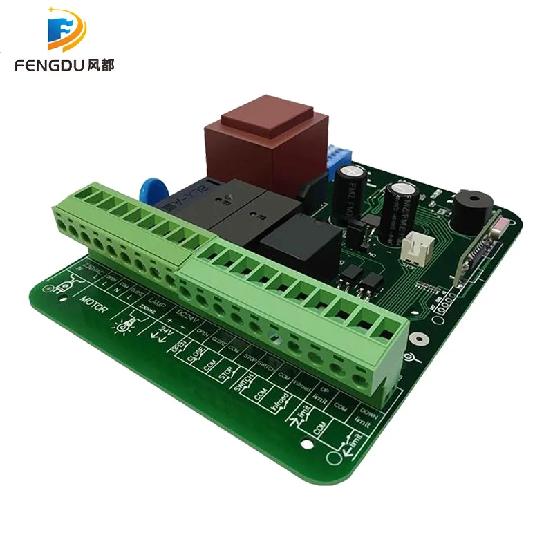 Controlador de puerta de garaje inalámbrico, controlador de Motor Tubular de obturador rodante, transmisor receptor RF de 433Mhz, el más nuevo