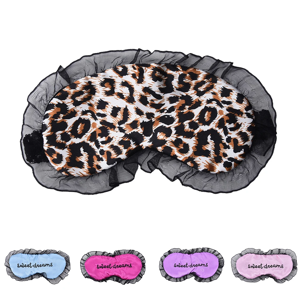 

Kawaii Sweet Dream Silk Sleep Eye Mask Embroidery Eyeshade Large Blindfold Night Blinder for Men Women and Kids