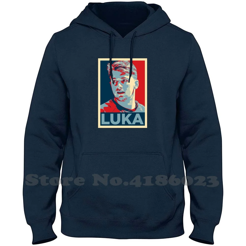 Luka 100% Pure Cotton Hoodie T-Shirt Luka Luca Doncic Dallas Mavs Mavericks Texas Dirk Nowitzki Goran Dragic Slovenia