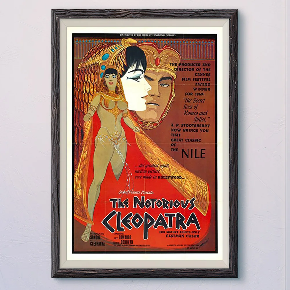 N480 THE NOTORIOUS CLEOPATRA Vintage Classic Movie Wall Silk Cloth HD Poster Art Home Decoration Gift