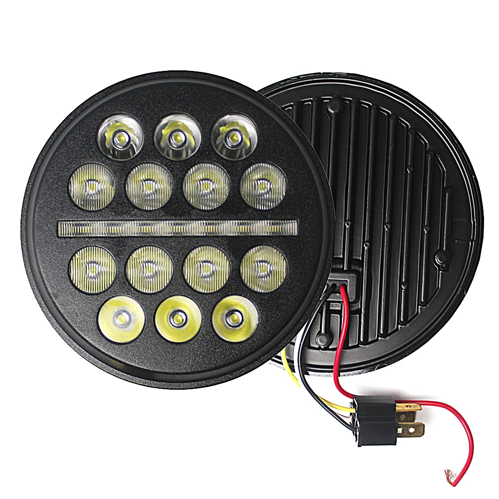 

5-3/4 5.75 Motor LED Headlight DRL for Harley Motorcycle Headlamp Projector Driving Light 5 3/4 " For Harley Headlight