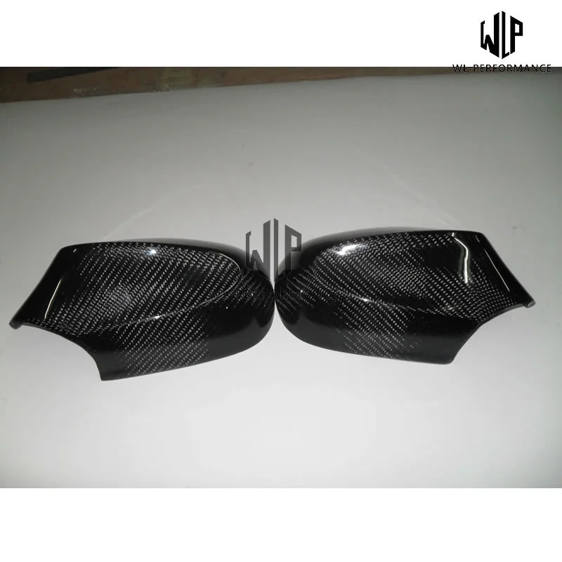 E87 High Quality Carbon Fiber Stick-on Mirror Cover for Bmw E87 Rearview Mirror Caps Car Body Kits 04-10