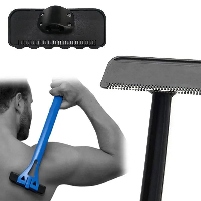 Men Manual Back Hair Shaver Head Blade Trimmer Body Leg Removal Razor