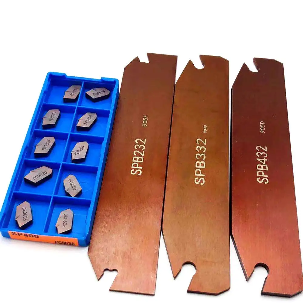 SPB26 SPB32 for SP300 SP400 high quality slotted SPB lathe tool and cutting insert SPB26 SPB32 lathe CNC tool hss