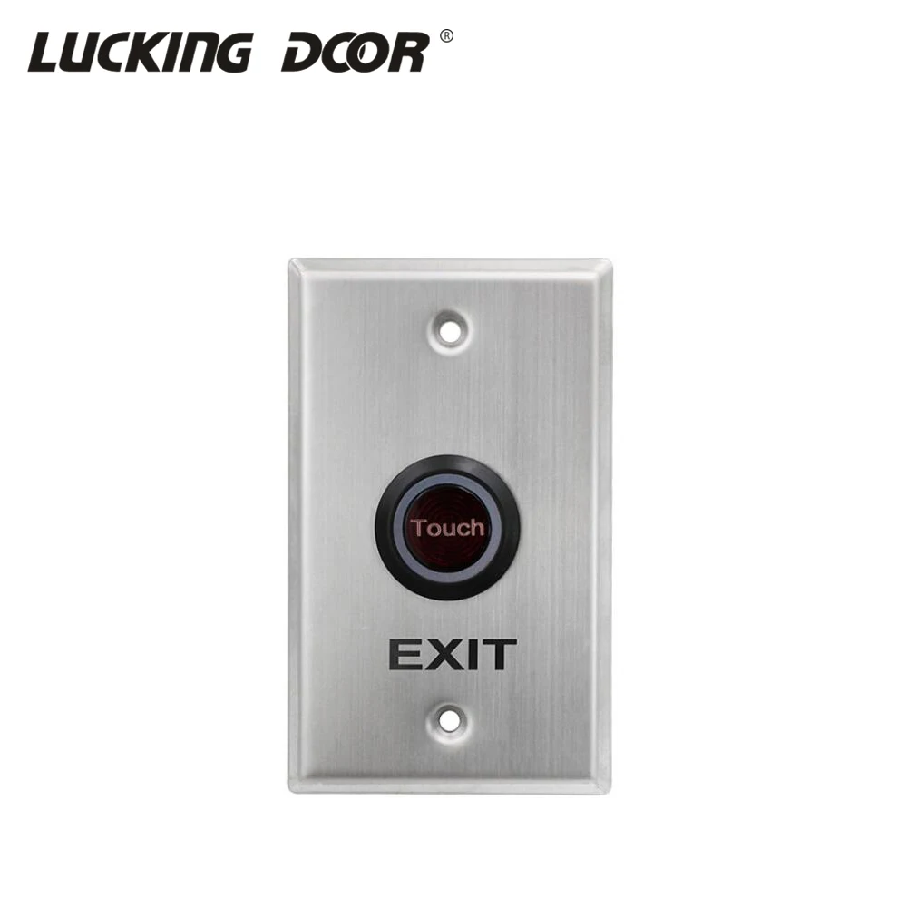 

Stainless Steel Door Bell Switch Infrared Touch Panel For Access Control Electric Lock Door Exit Push release Button