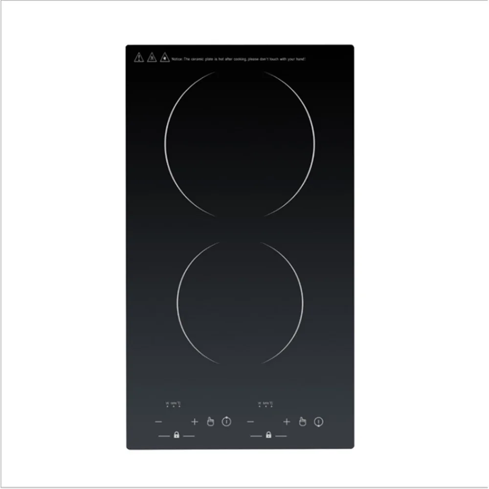 Embedded Double Induction Cooker Cooktop Stove Electric Cooker Ceramic Stove Household Kitchen Double Induction Cooker Stove