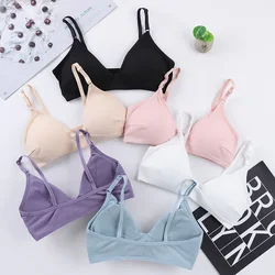 Cotton Wire Free Bras For Women Seamless Underwear Wireless Brassiere Push Up Bra  Sexy Lingerie Soft Bralette Intimates