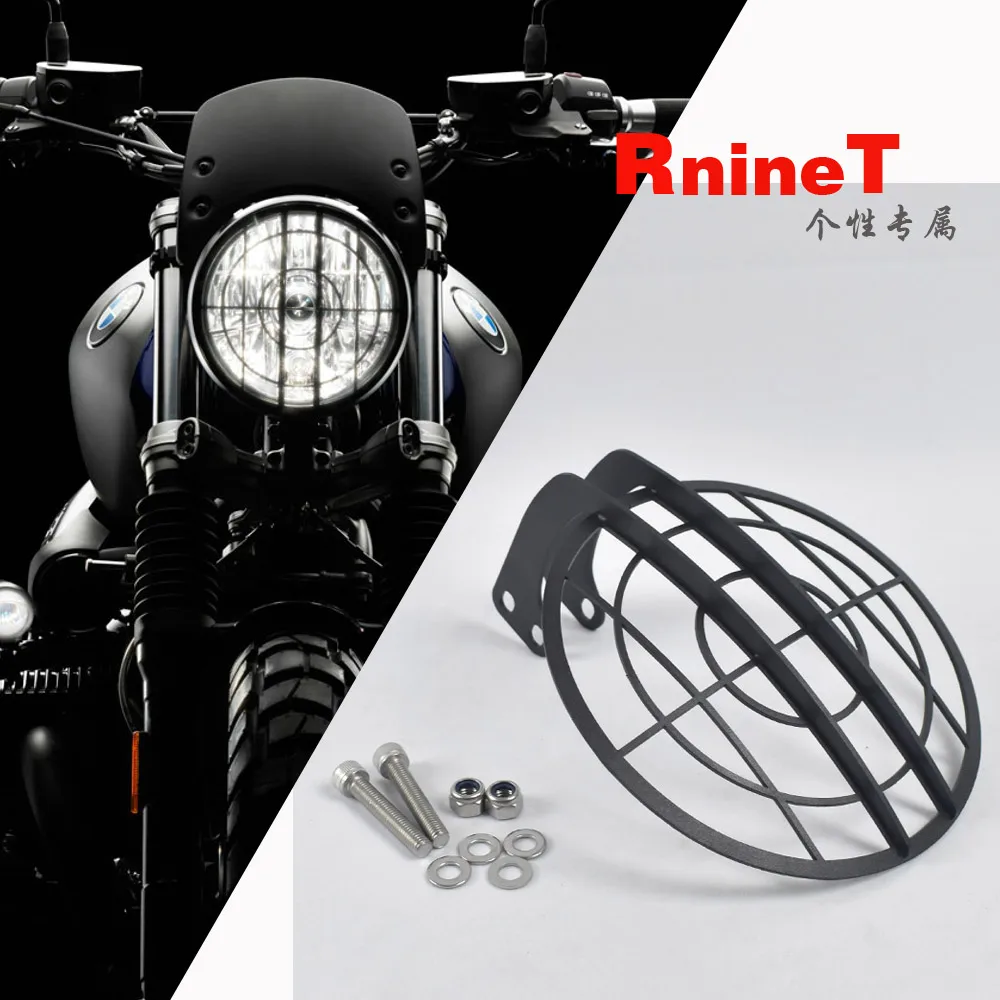 

Faro de la motocicleta linterna para cabeza cubierta protectora para parrilla Protector para BMW R nueve T 2014-2020 R ninet cod